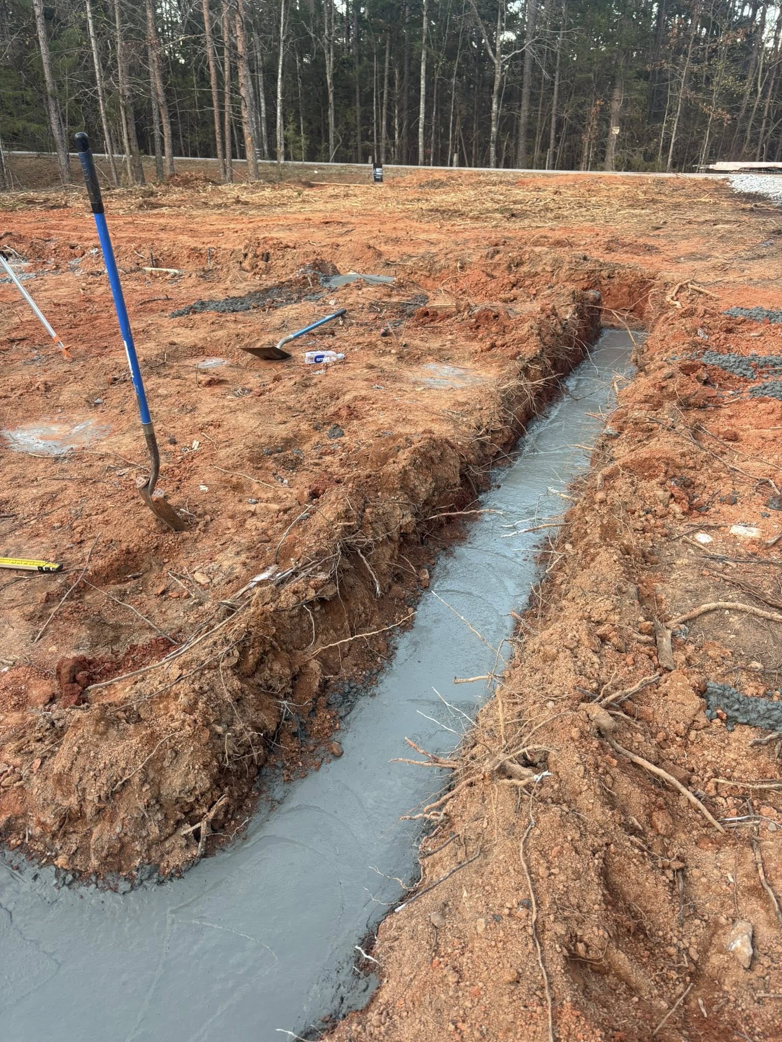 Underground utility work